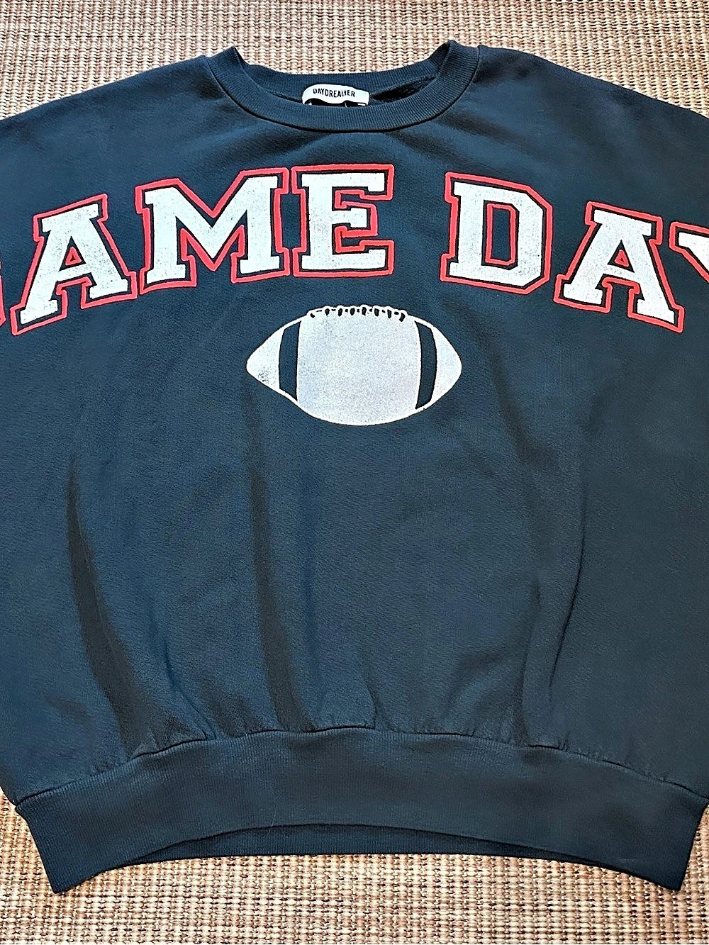 NWT Daydreamer Game Day Crew Neck - Size S/M